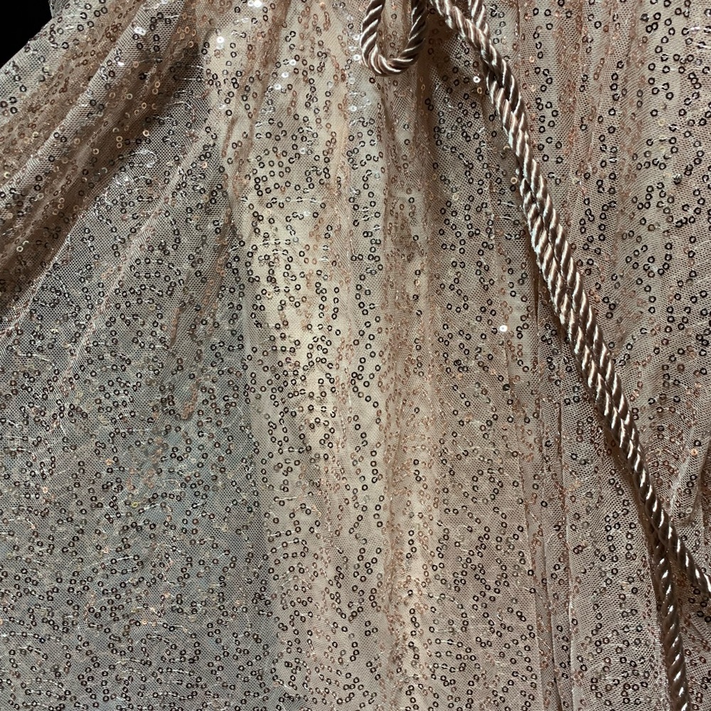 City Chic Rose Gold Maxi Dress EUC - Picture 7 of 8